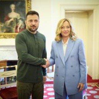 Ucraina, Zelensky: &quot;Grazie a Meloni per sforzi per pace giusta&quot;